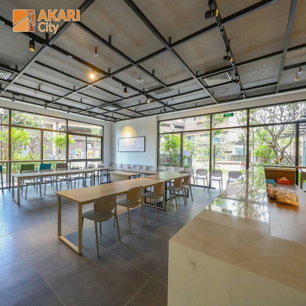 Khu tổ chức tiệc trong nhà căn hộ Akari City